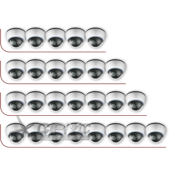 Installation of 5 to 8 indoor cameras