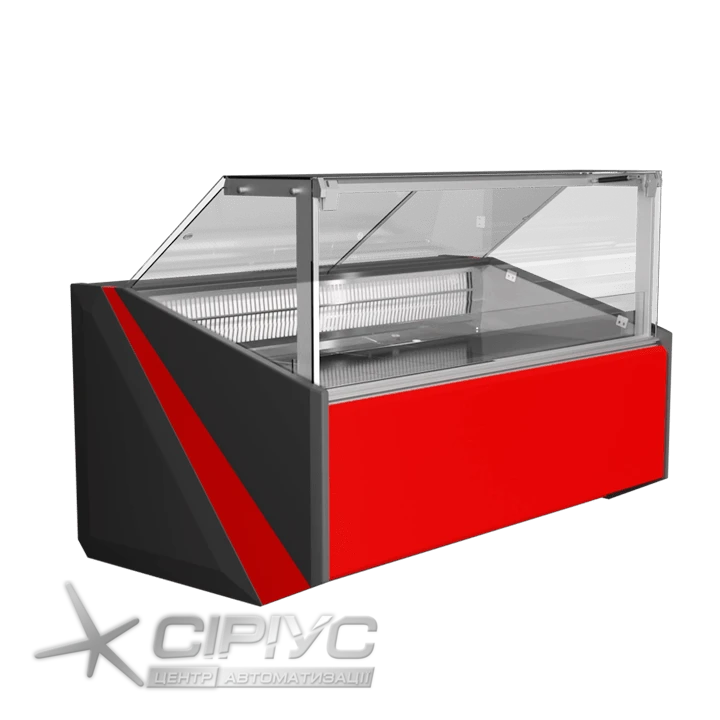 Refrigerated display case Juka FGL190 restyling