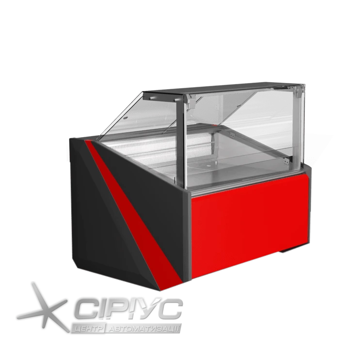 Refrigerated display case Juka FGL130 restyling