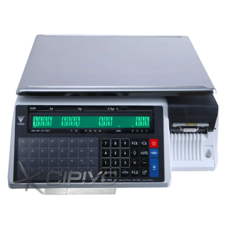 Весы с печатью этикетки DIGI SM 100CS B