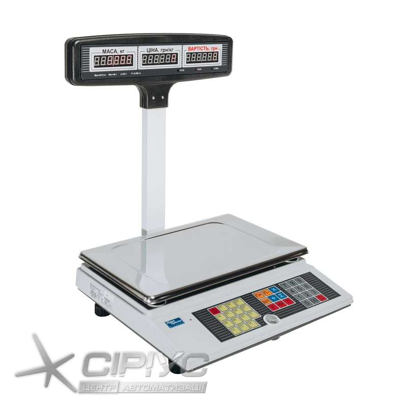 Electronic retail scales VTA-60/30-53-T-Sh-AC