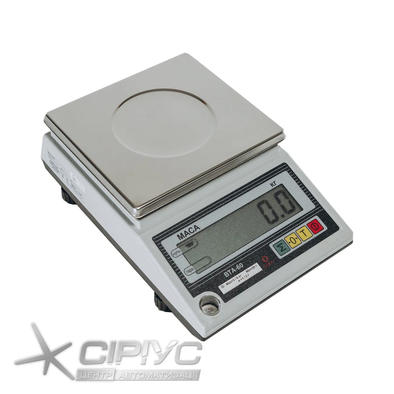 Electronic retail scales VTA-60/3-7-AL-2