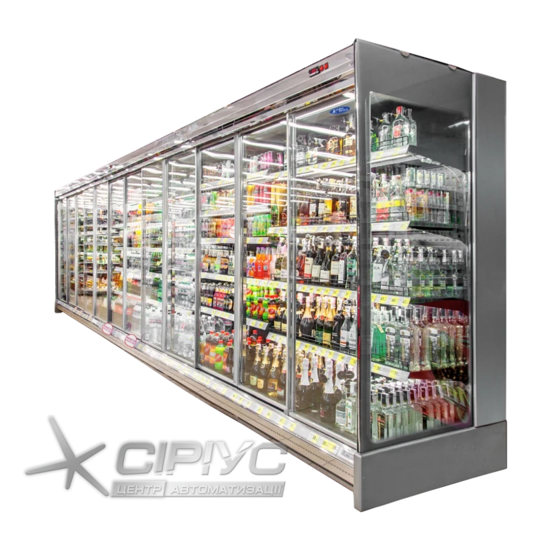 Louisiana wall-mounted refrigerated display case (multideck) — Tehnoholod